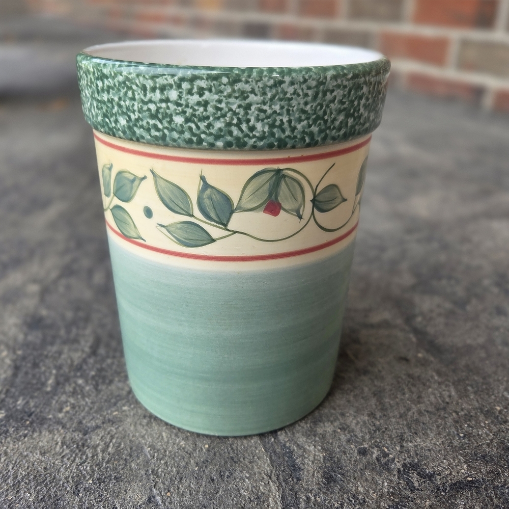 Pfaltzgraff Garden District Utensil Holder Crock